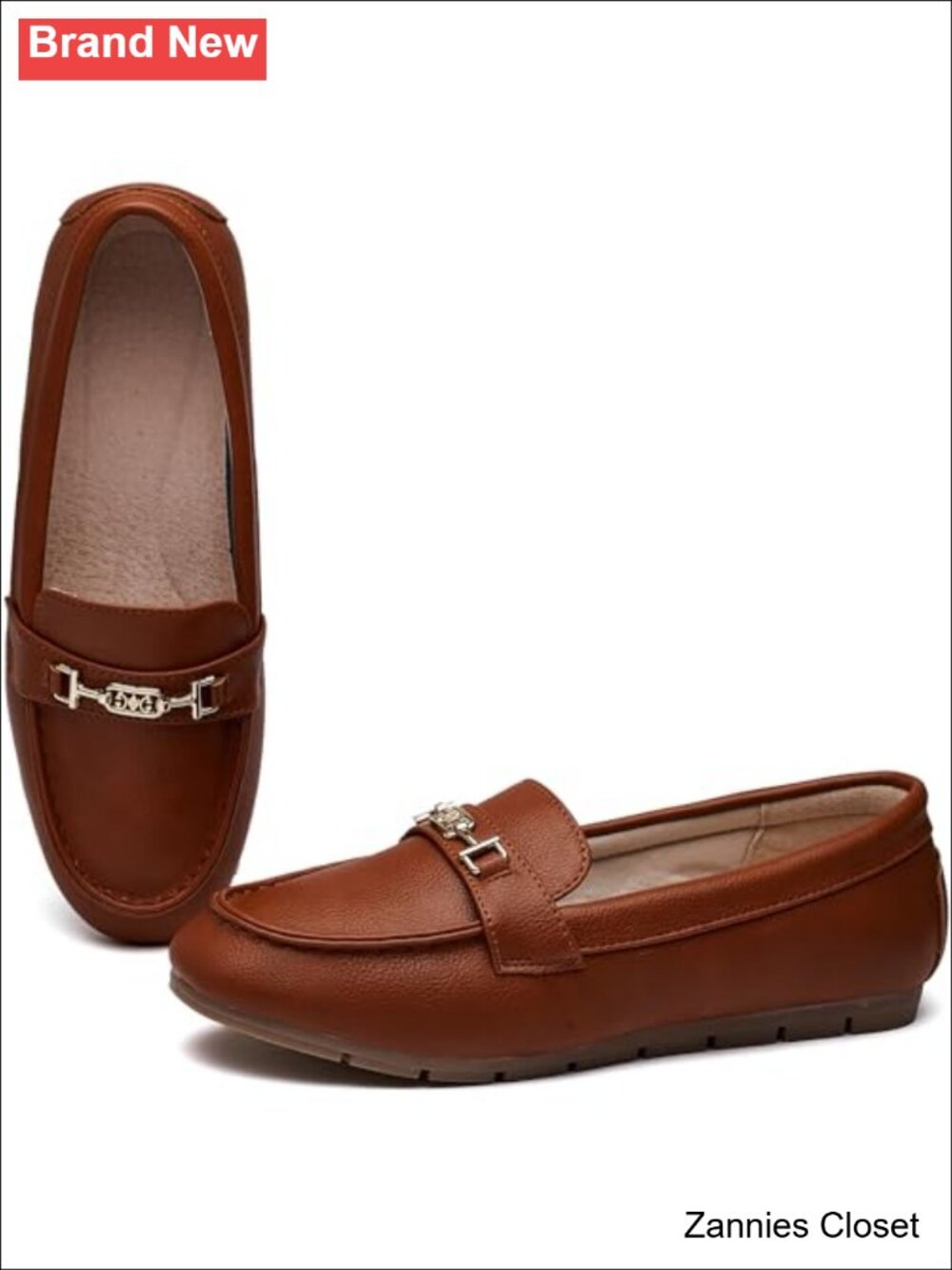 ✨ Women's Loafers Slip On Flats Memory Foam Insole Comfortable Daily Wear Shoes